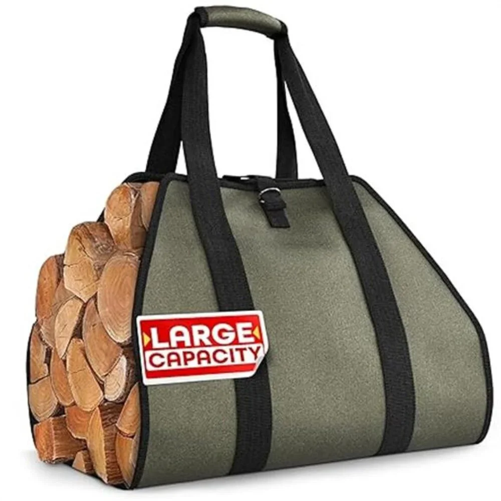 Water-Resistant Firewood Carrier Bag – 39.4